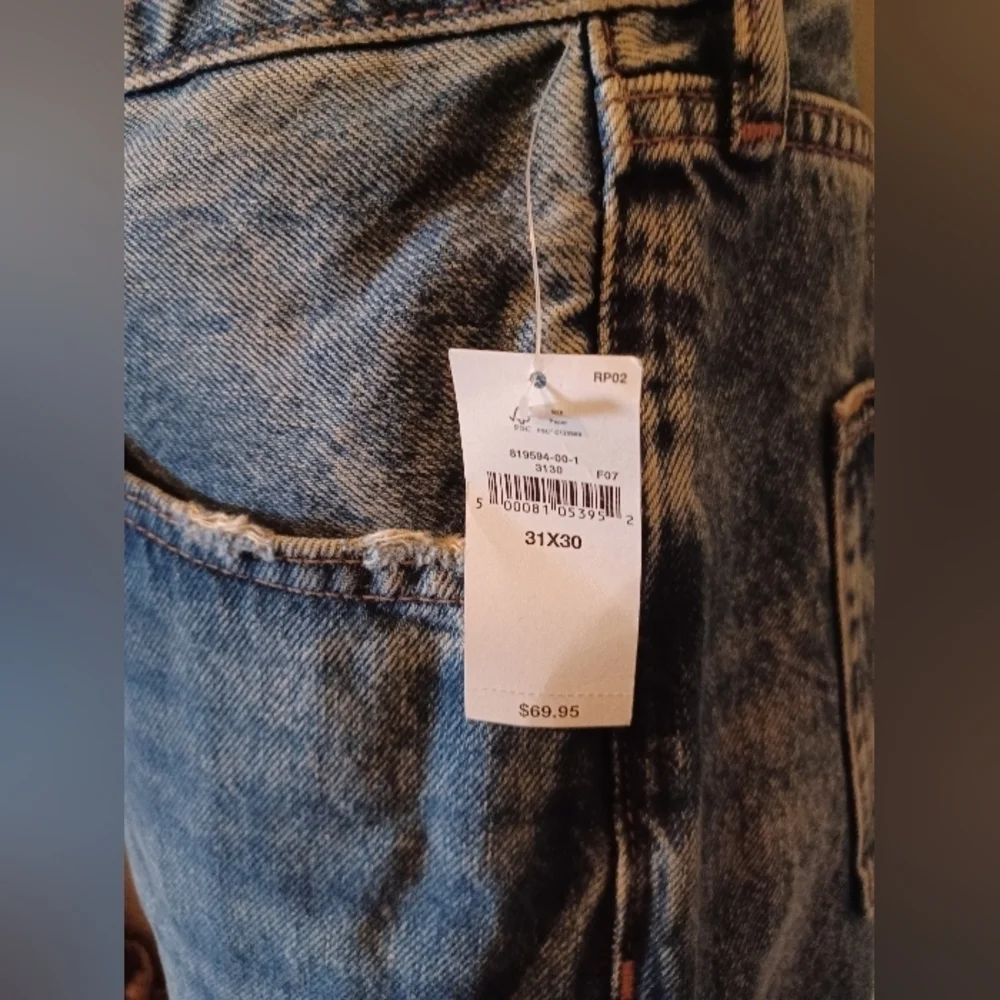 Gap 90s Button Fly Original Straight Leg Blue Denim Jeans